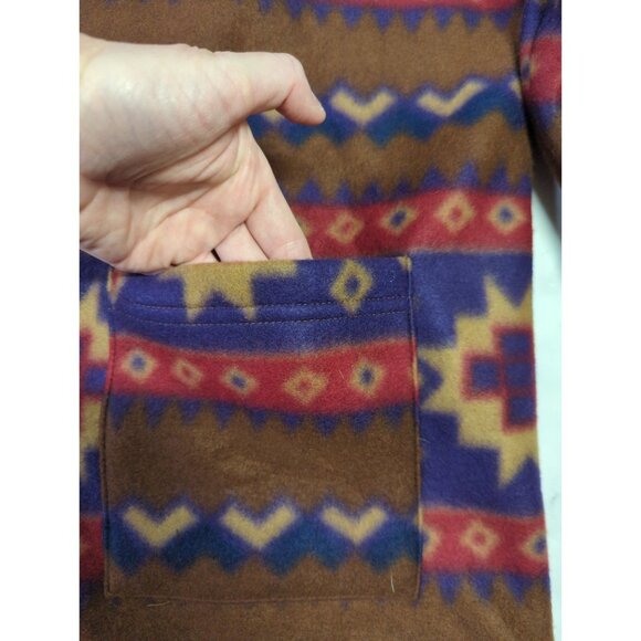 Vintage Fashion Formulas Womens S Aztec Print Button-Up Jacket New Old Stock - Picture 7 of 10
